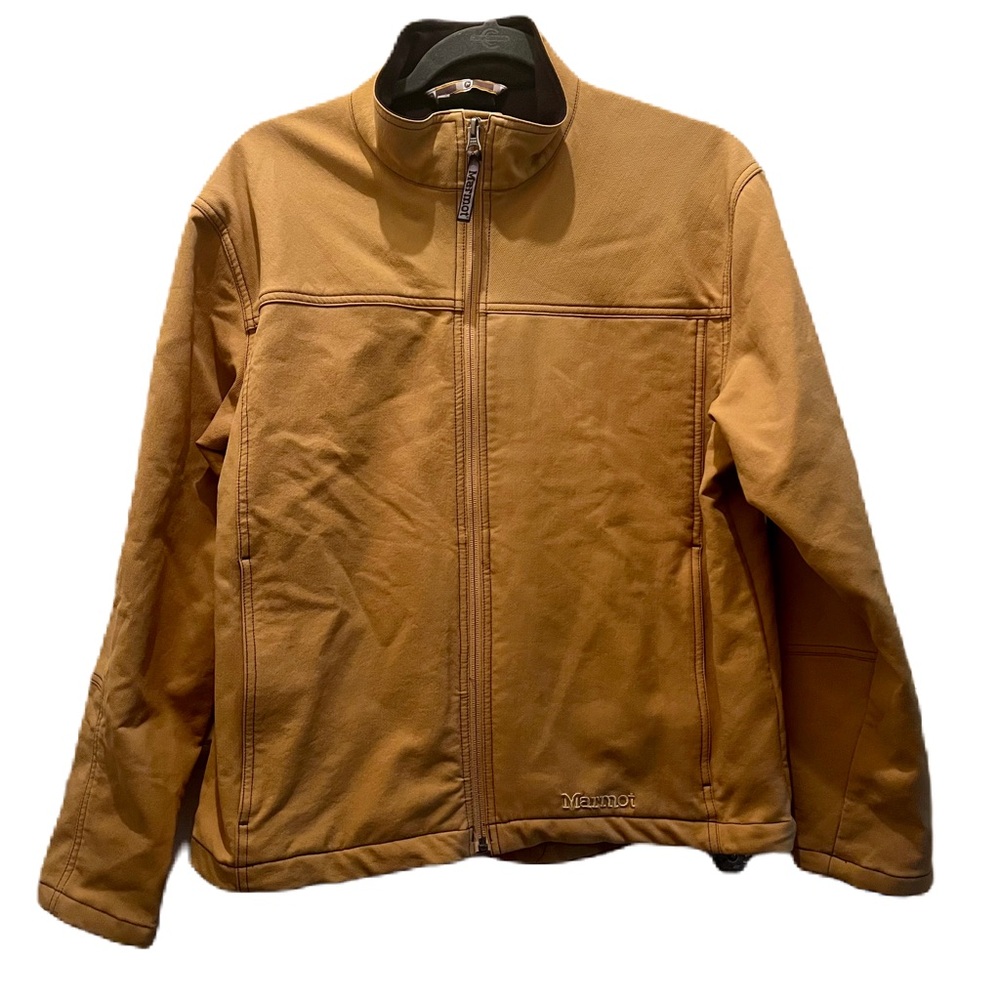 Marmot tan softshell utility barn chore jacket M